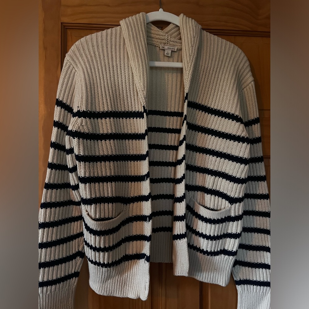 Gap Striped Cardigan Sweater